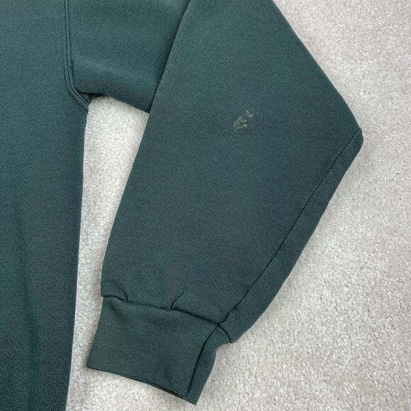 Vintage California Highway Patrol Sweatshirt Size Med Green Crewneck Embroidered - Picture 7 of 12